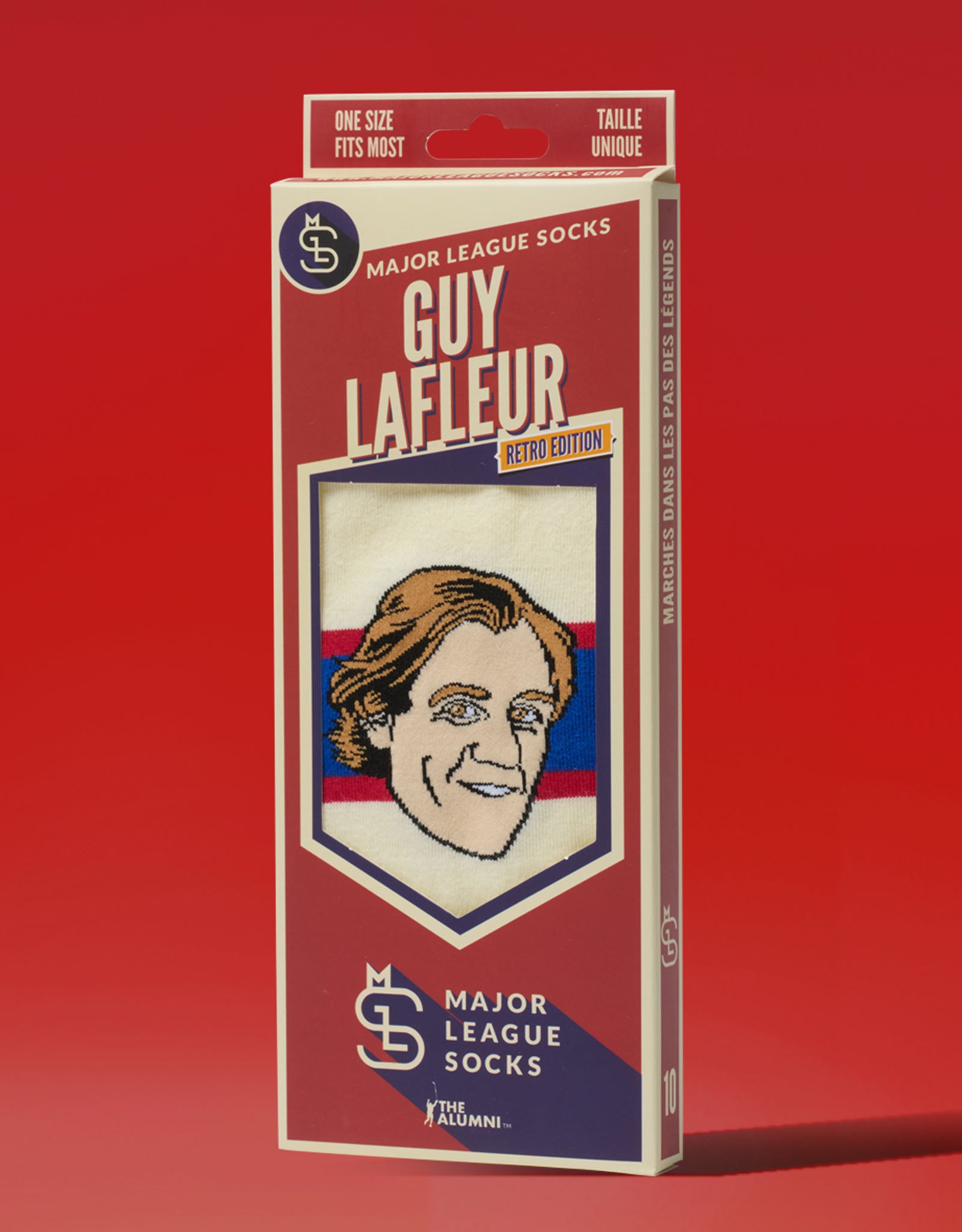 Guy Lafleur Retro Socks - Official NHL Alumni Hockey Gifts – Major